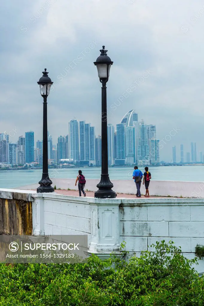 Esteban Huerta Seafront, Old Town, Panama City, Panama, Central America, America