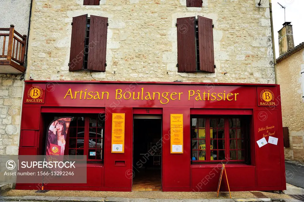artisan bakery, Villeneuve-sur-Lot, Lot-et-Garonne Department, Aquitaine, France.