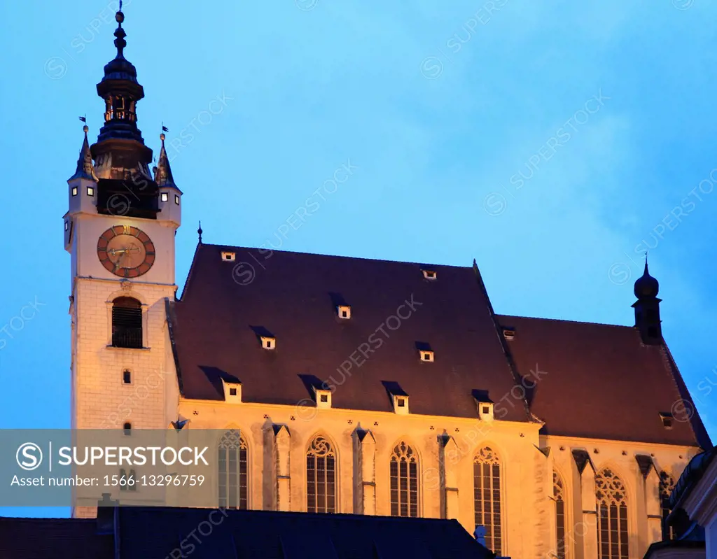 Austria, Lower Austria, Krems an der Donau, Piaristenkirche (Piarist Church)
