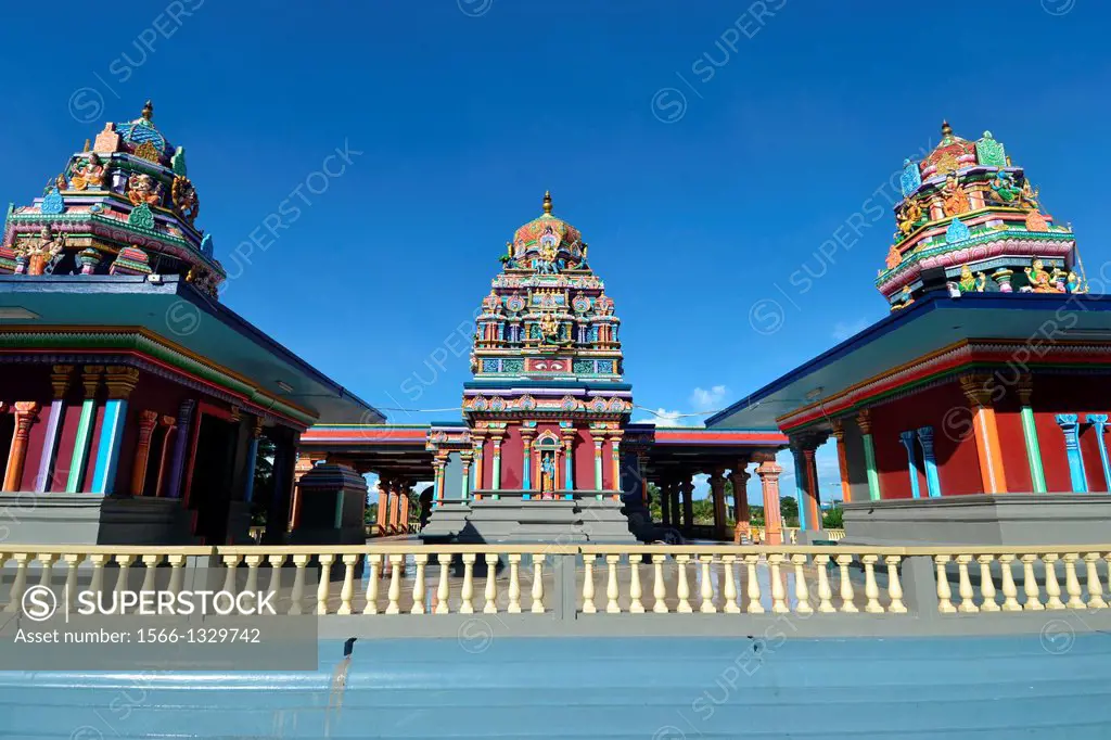 Hindi Temple of Sri Siva Subramaniya Swami, Suva, Viti Levu, Fiji, South Pacific.