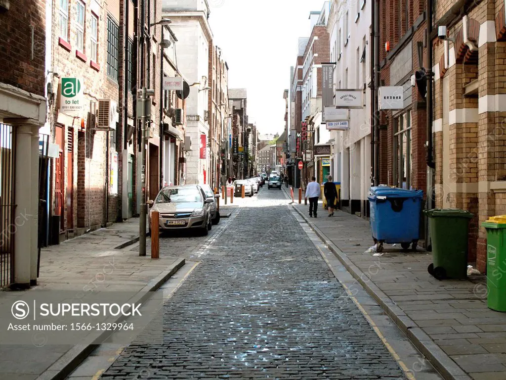 Street scene, Liverpool, England, UK
