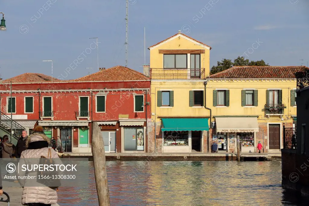 Murano island Venice Italy.