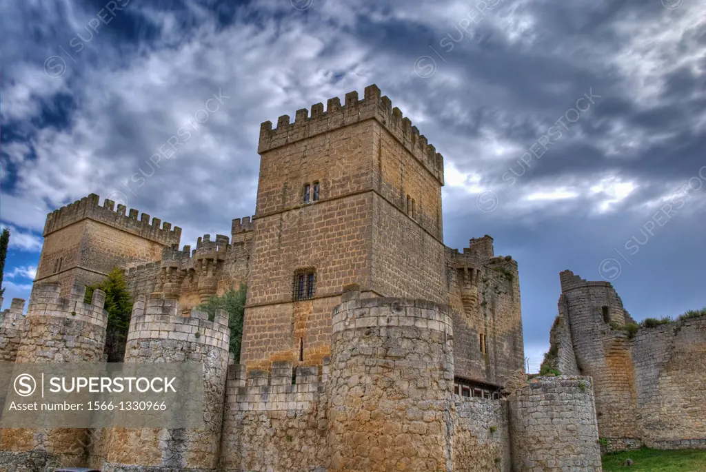 Castle of Ampudia (15th Century). Ampudia. Palencia Province. Castilla y León. Spain.
