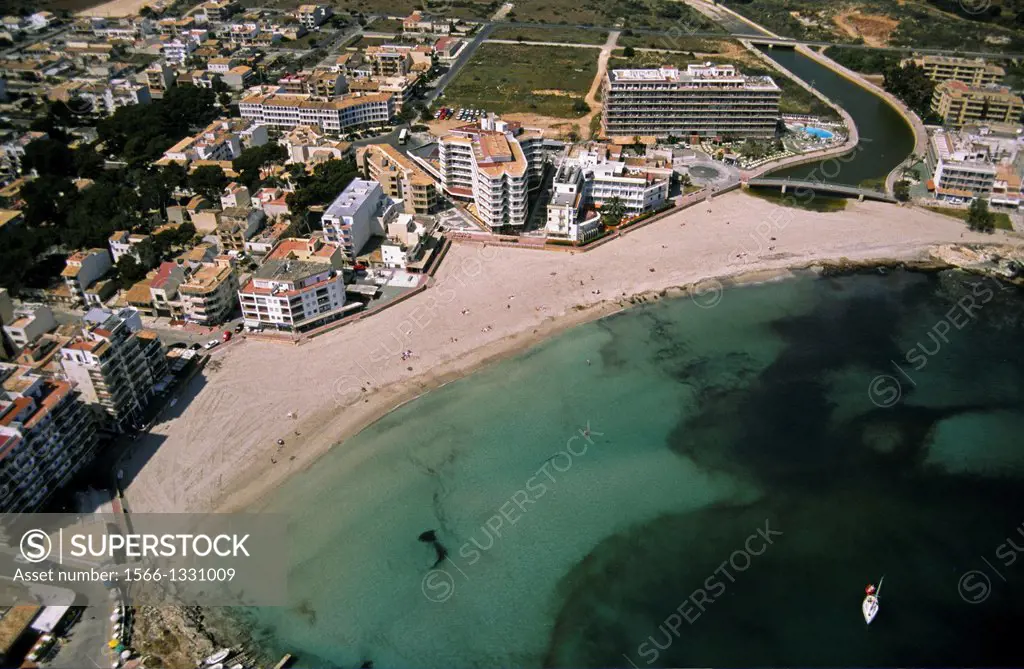 S´Illot beach, Cala Millor, Son Servera, Majorca, Balearic Islands, Spain
