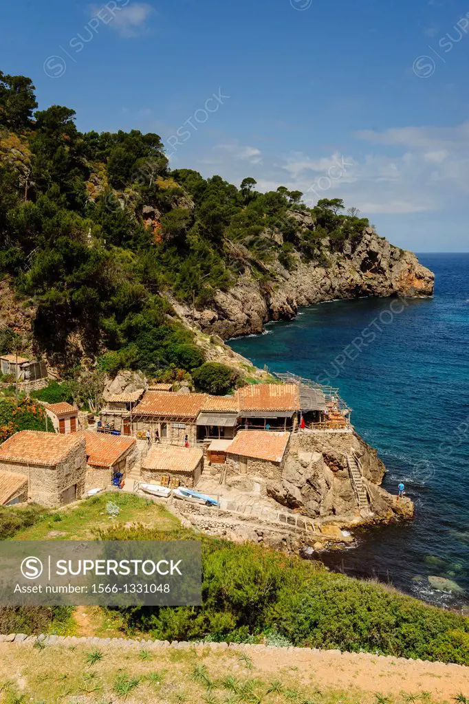 Cala Deia, Deia. Sierra de Tramuntana. Mallorca. Balearic Islands. Spain.