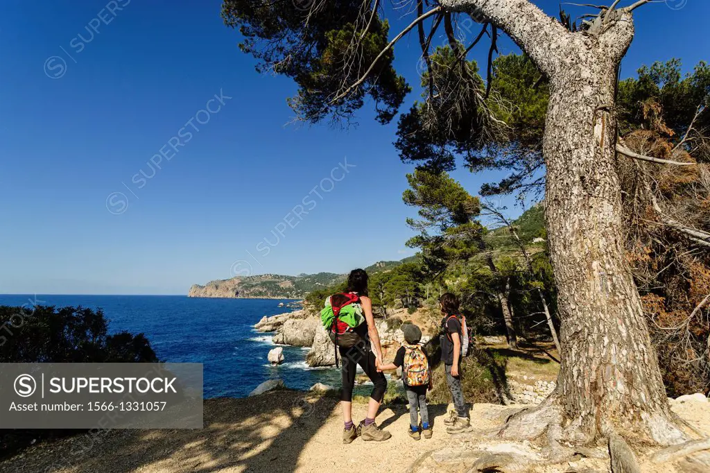 path Els Pintors, Deia. Sierra de Tramuntana. Mallorca. Balearic Islands. Spain.