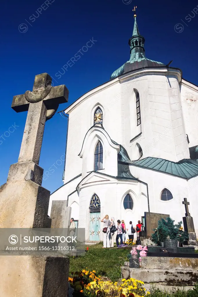 Pilgrimage church of St. John of Nepomuk. Zdar nad Sazavou, Czech Republic.