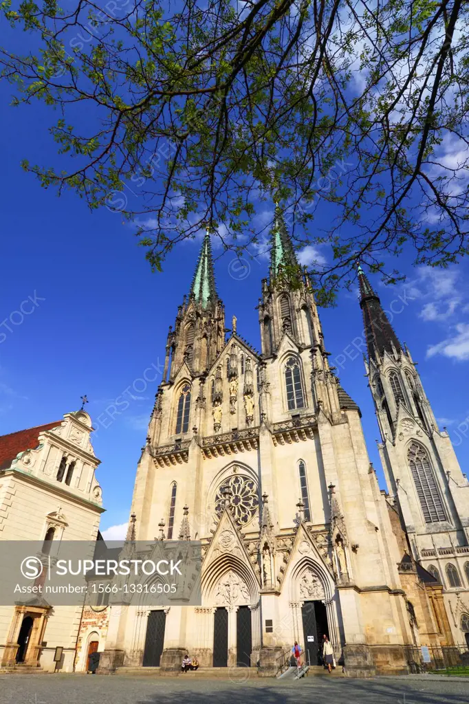 St Wenceslas cathedral. Olomouc, Moravia, Czech Republic.