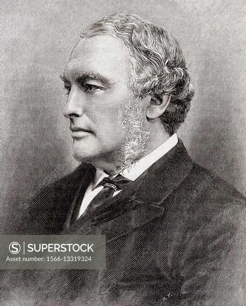 Henry James, 1st Baron James of Hereford, 1828 - 1911, aka Sir Henry James between 1873 and 1895. Anglo-Welsh lawyer and statesman. From The Century E...