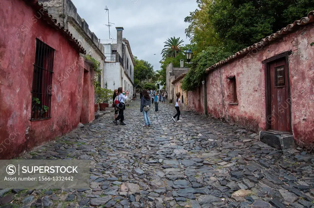 Street of Whispers (Calle de los Suspiros), Old City, Colonia del Sacramento, Uruguay.