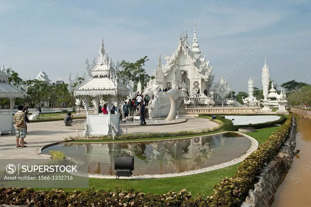 The White Temple, Chiang Rai, Thailand.