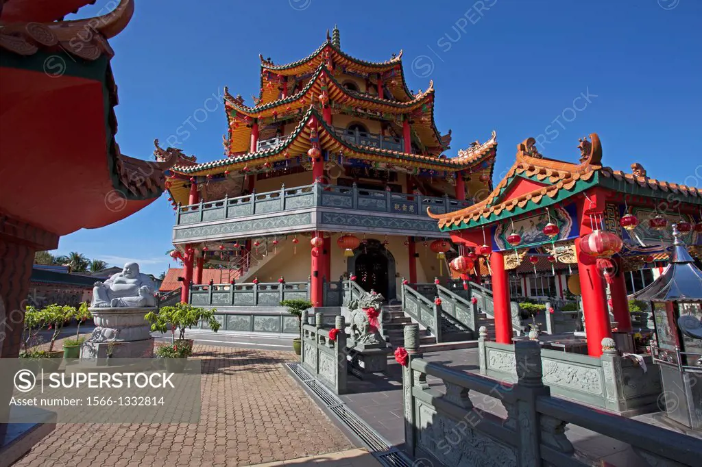 Chinese temple at Beliong, Sarawak, Malaysia.