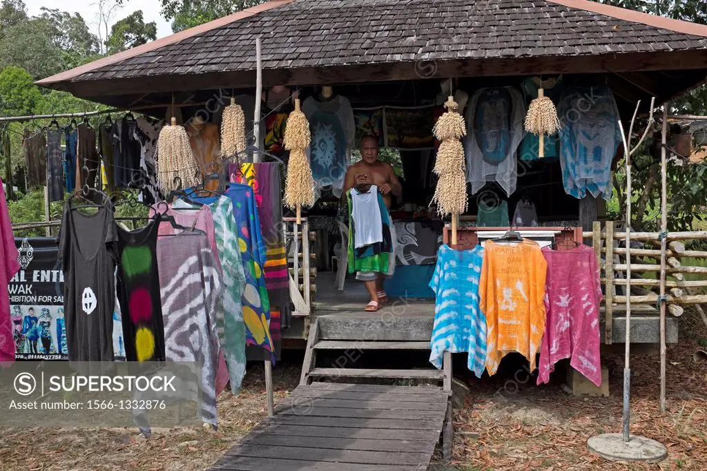 A souvenir shop at Sarawak Cultural Village, Malaysia.