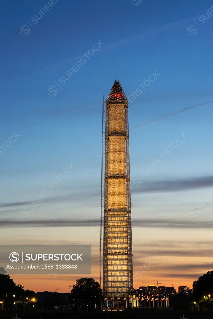 The Washington Monument, Washington DC, USA.