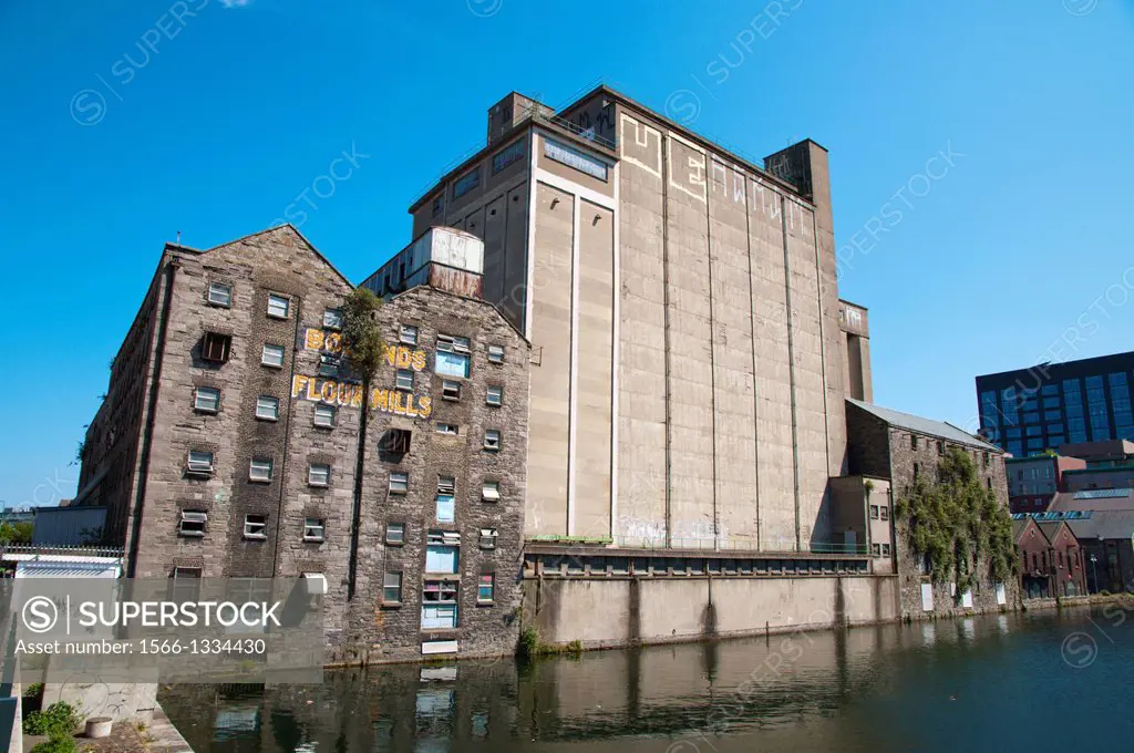 Boland's Mill at Grand Canal Docks in Docklands former harbour area central Dublin Ireland Europe.