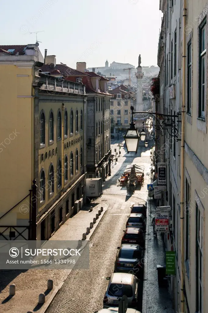 Street of Lisbon, Portugal, Europe.