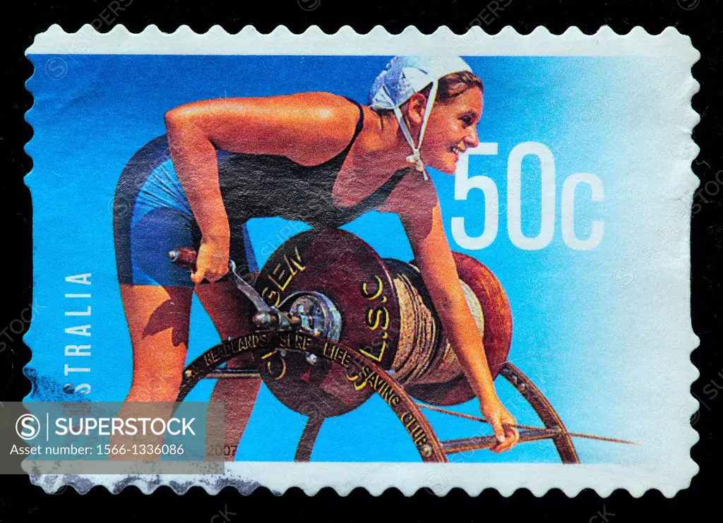 Surf Life Saving, postage stamp, Australia, 2007