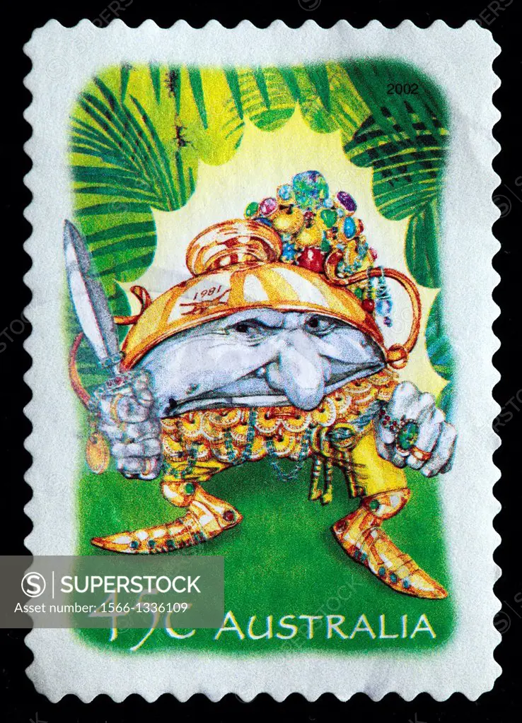 Gnome, postage stamp, Australia, 2002