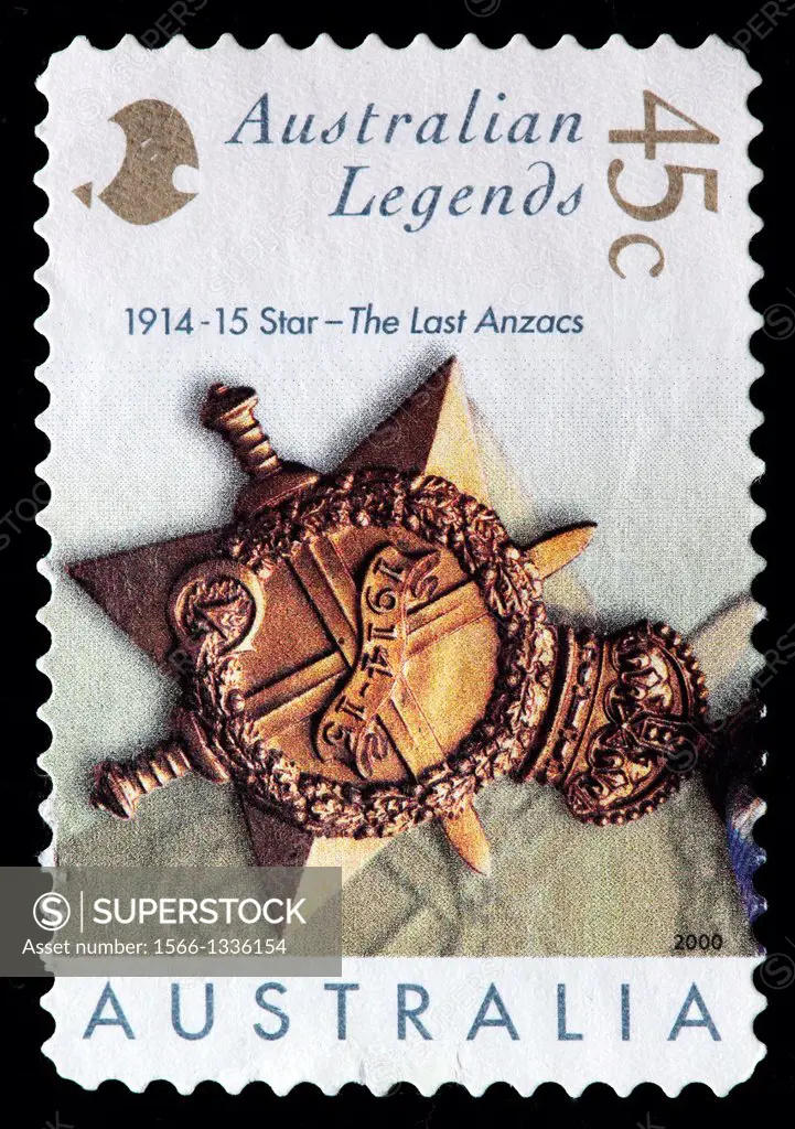 The last Anzacs, postage stamp, Australia, 2000