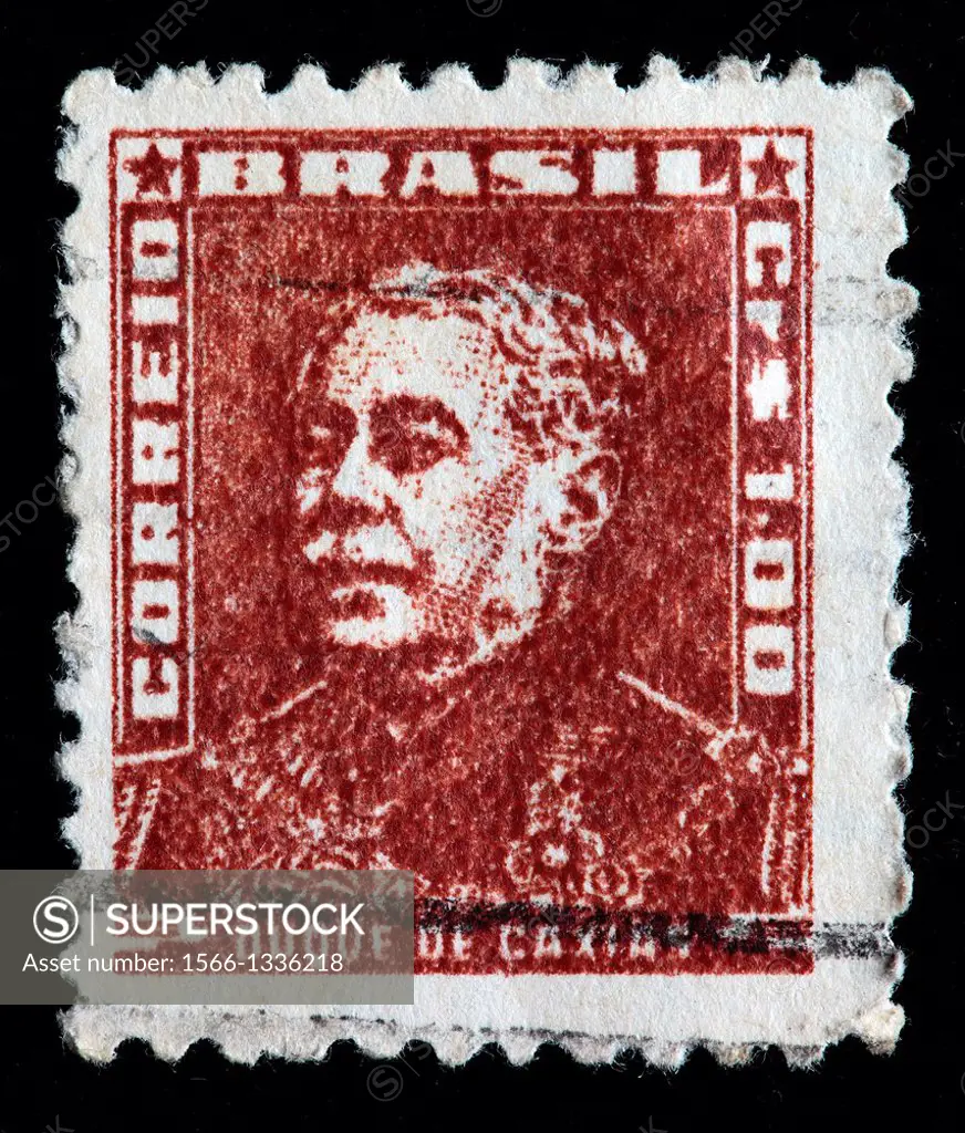 Duke of Caxias, postage stamp, Brazil, 1954