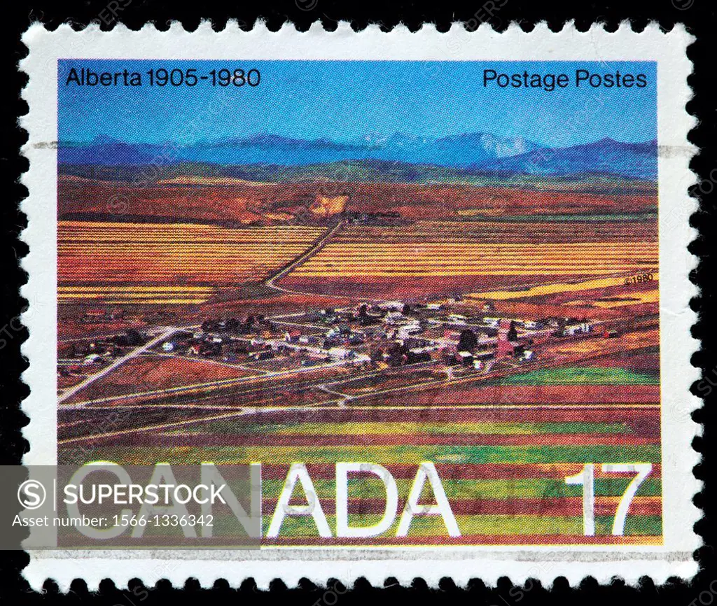 Alberta, postage stamp, Canada, 1980