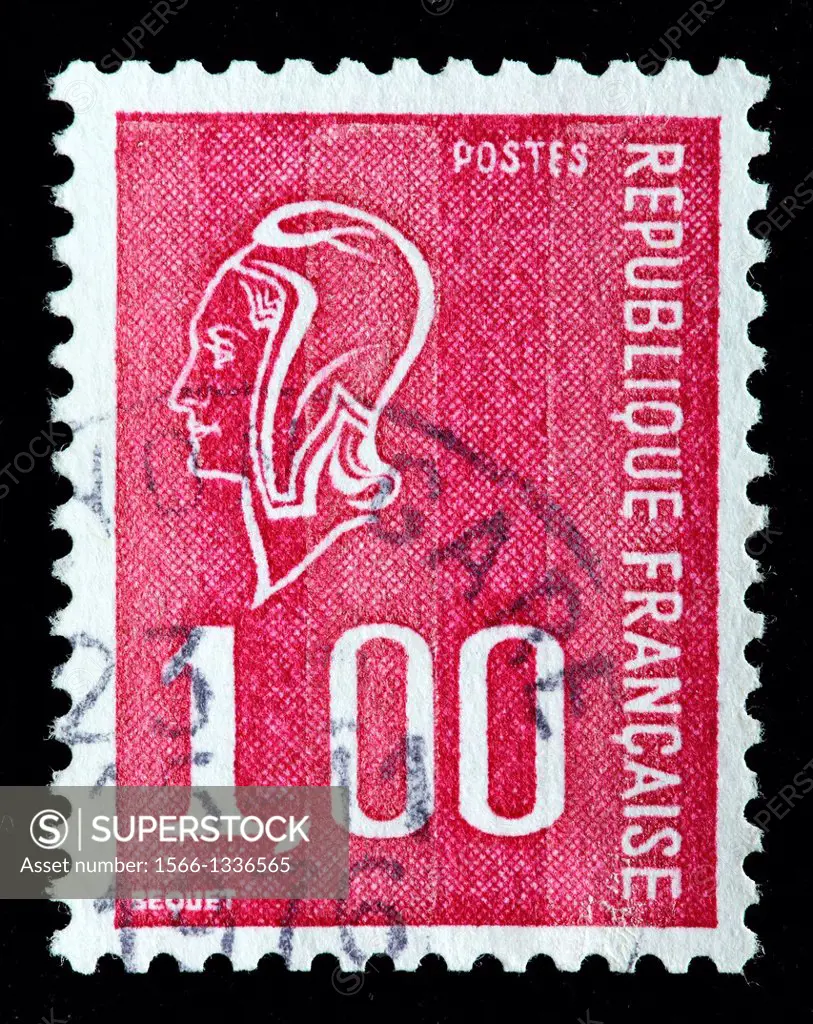 Marianne, postage stamp, France, 1971