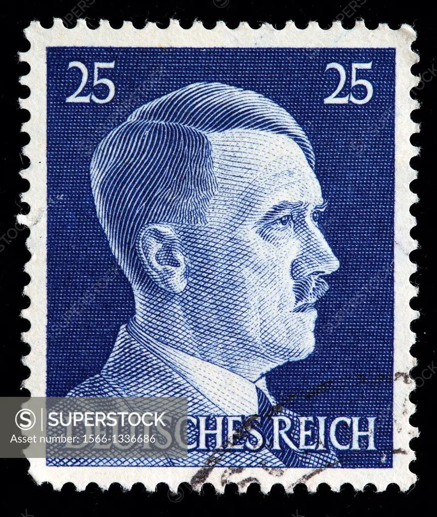 Adolf Hitler, postage stamp, Germany, 1944