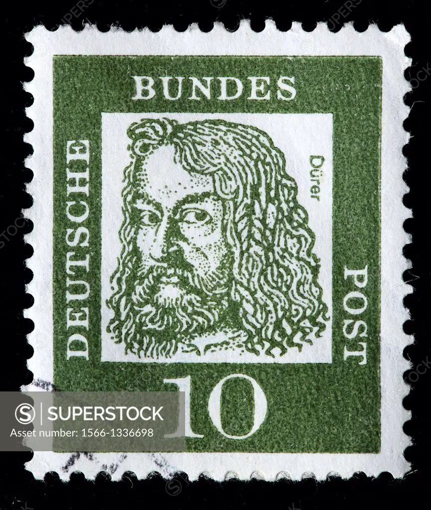 Albrecht Durer, postage stamp, Germany, 1961
