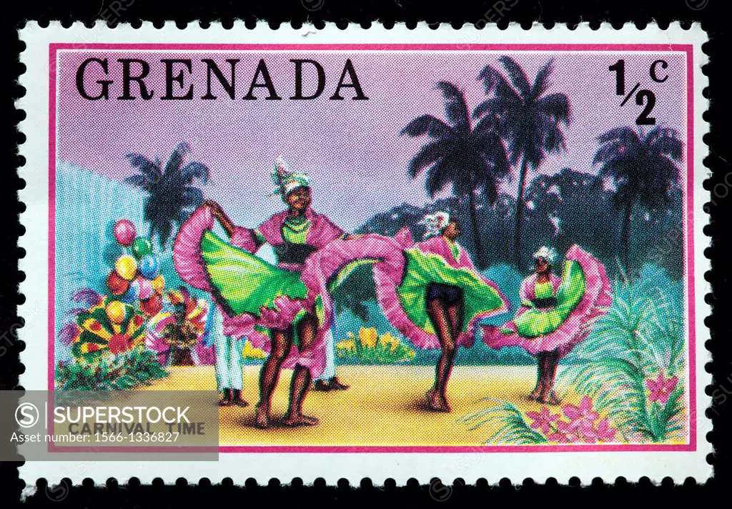 Carnival, postage stamp, Grenada, 1976