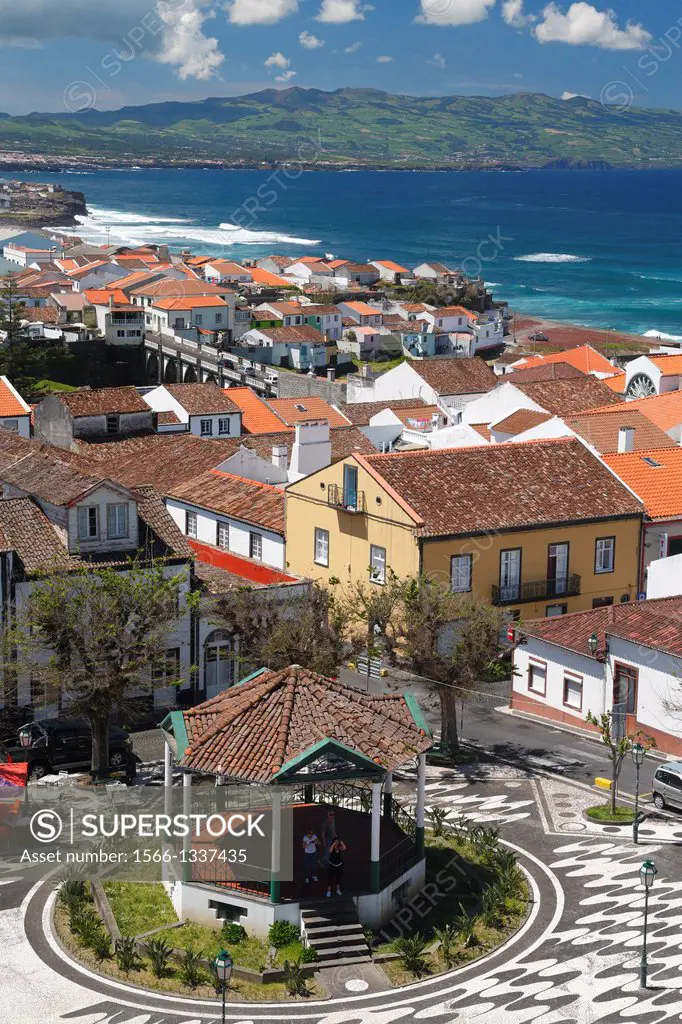 The city of Ribeira Grande on the island of Sao Miguel, Azores islands, Portugal.