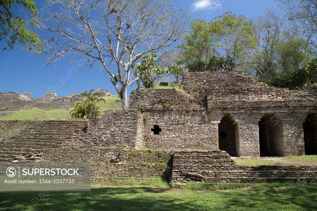Mexico, Chiapas, Tonina Archaeological Zone, a Mayan site developed during the early Classic period, maximum development occurred in the 8th century, ...