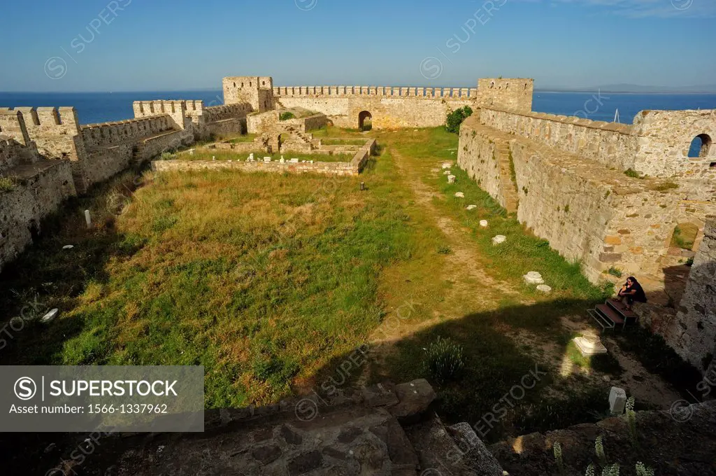 Fortress of Bozcaada, Bozcaada, Turkey.