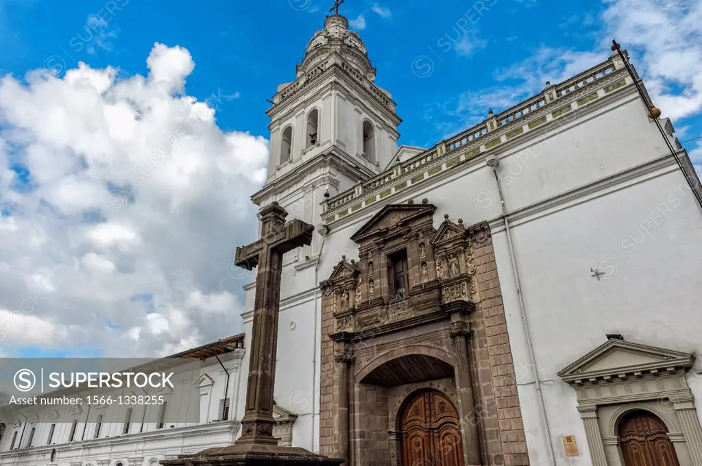 Santo Domingo Church, Quito, Pichincha Province, Ecuador, Unesco World Heritage Site.
