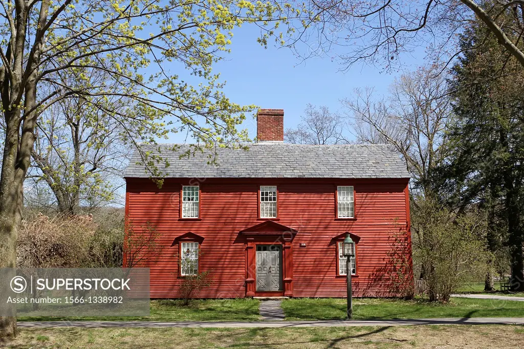 A colonial home in Old Deerfield, Massachusetts.