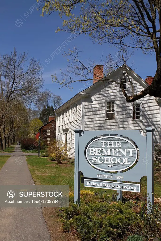 The Bement School, Old Deerfield, Massachusetts.