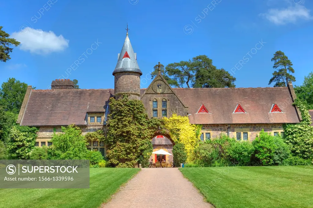 Knightshayes Court, stables, Tiverton, Devon, England, Grossbritannien.