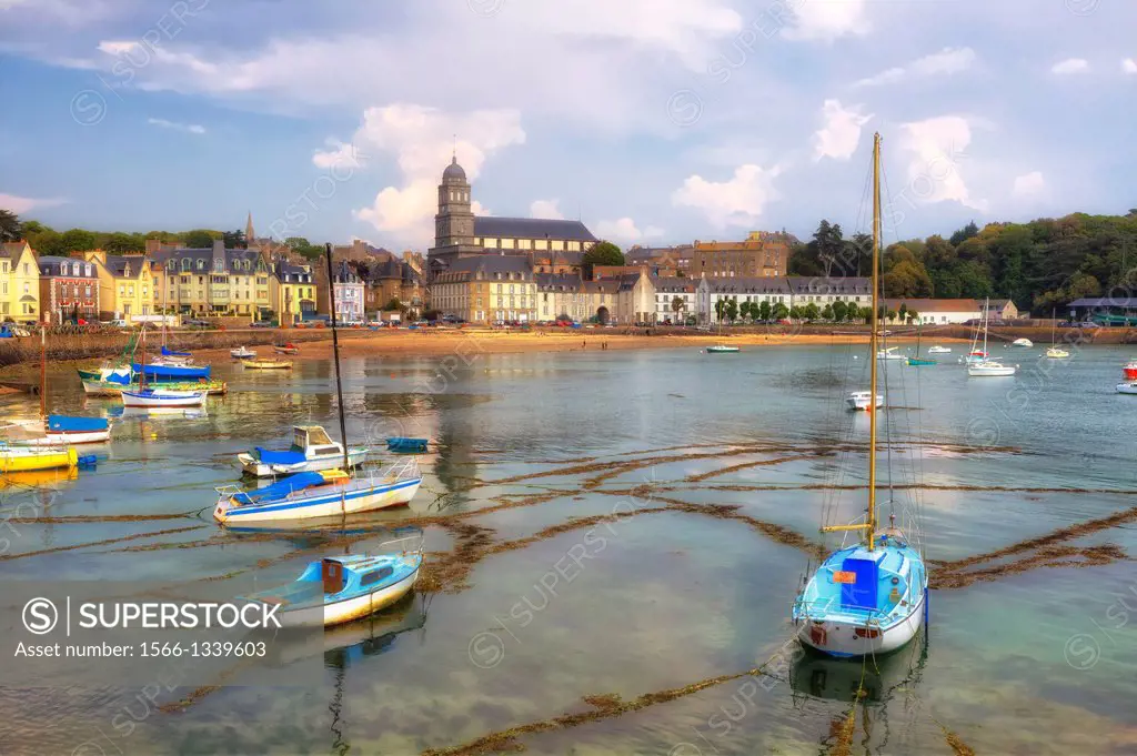 port of Saint-Servan, Saint-Malo, Brittany, France.