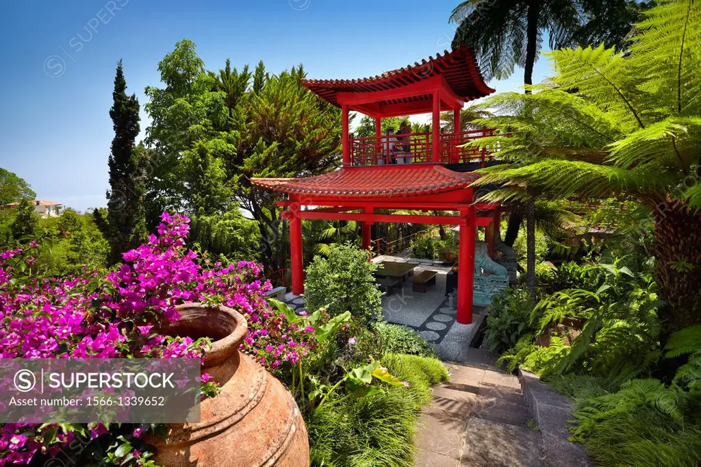 Monte Palace Tropical Garden (Japanese garden) - Monte, Madeira, Portugal.