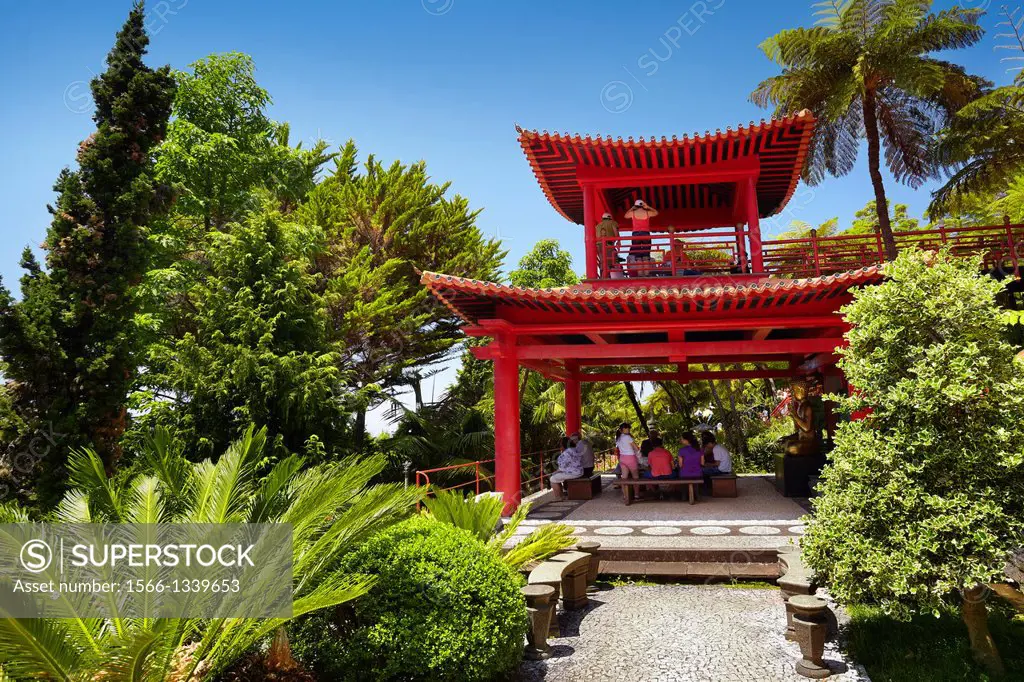 Monte Palace Tropical Garden (Japanese garden) - Monte, Madeira, Portugal.