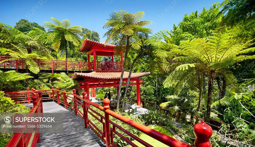 Monte Palace Tropical Garden (Japanese garden) - Monte, Madeira, Portugal.