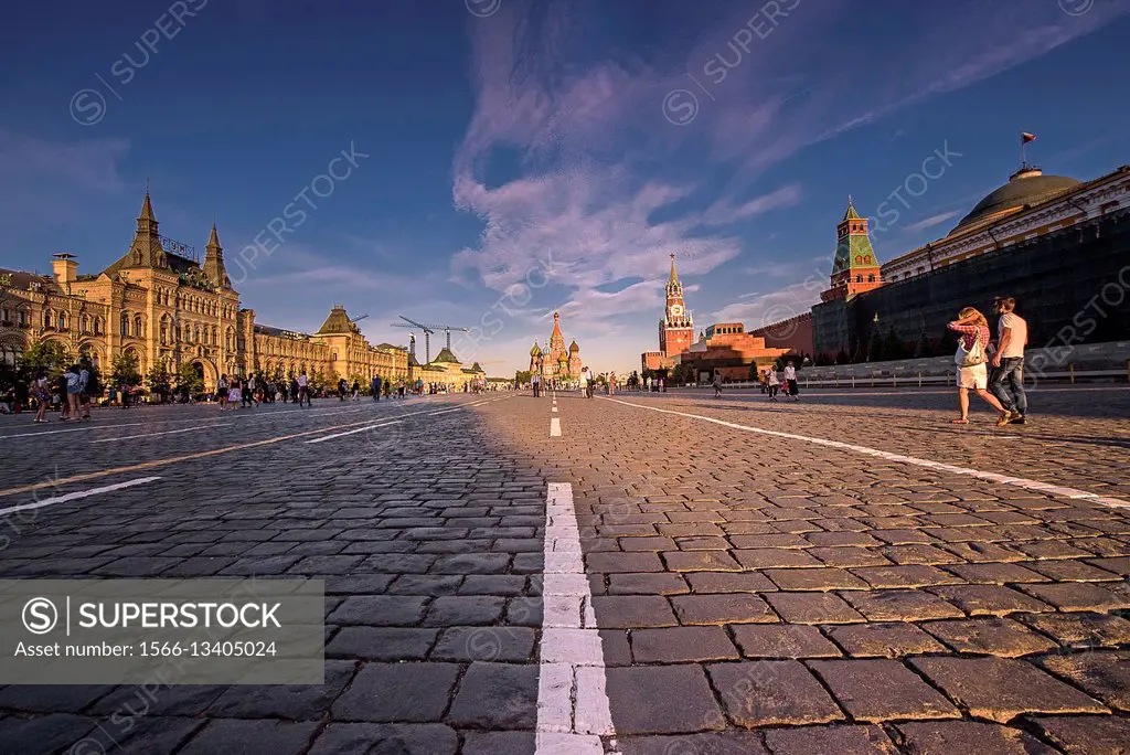 Red Square view (Moscow).