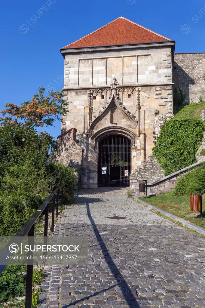 Sigismund gate to Bratislava Castle, Slovakia, Europe.