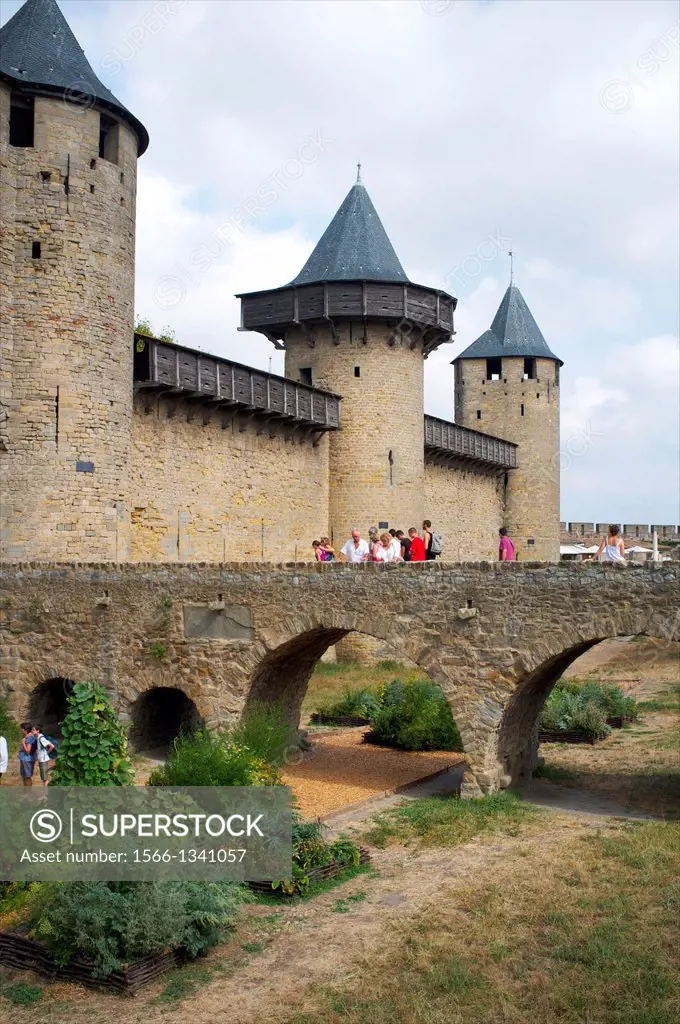 Carcassonne, Languedoc-Roussillon, France.