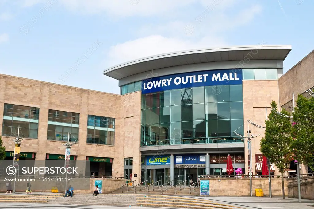 Lowry Outlet Mall, Salford Quays, Greater Manchester, UK.