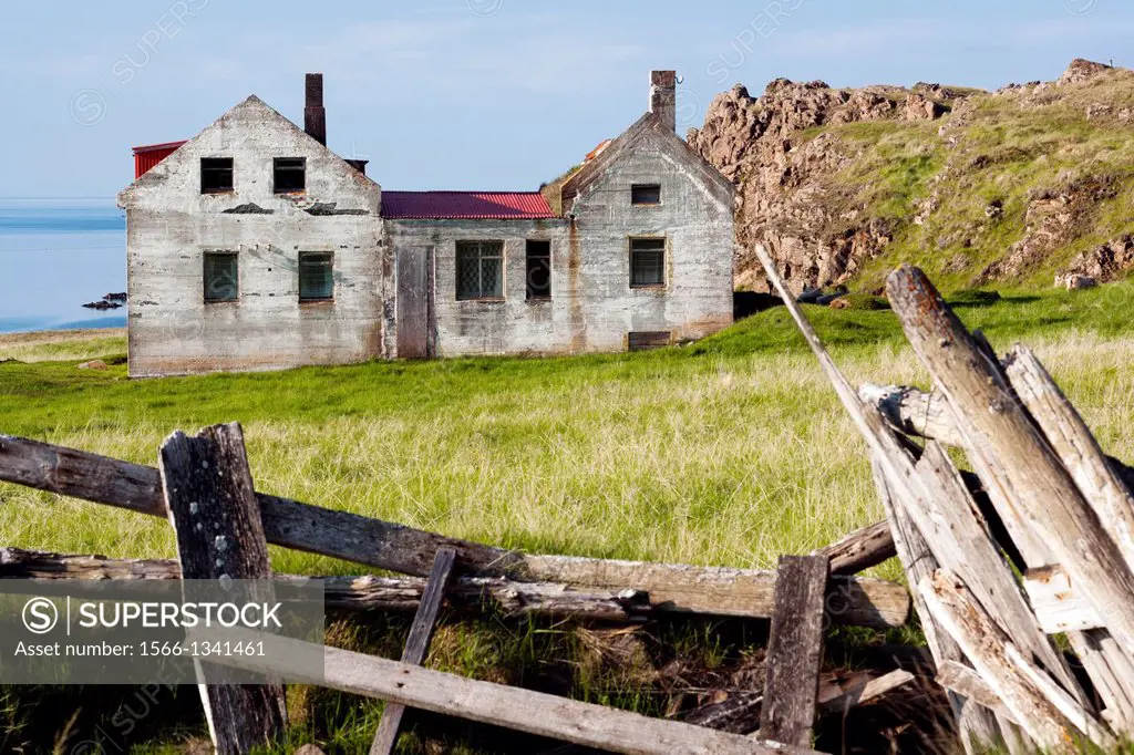 Abandoned House - Hindisvik, Vatnsnes Peninsula, North Iceland.