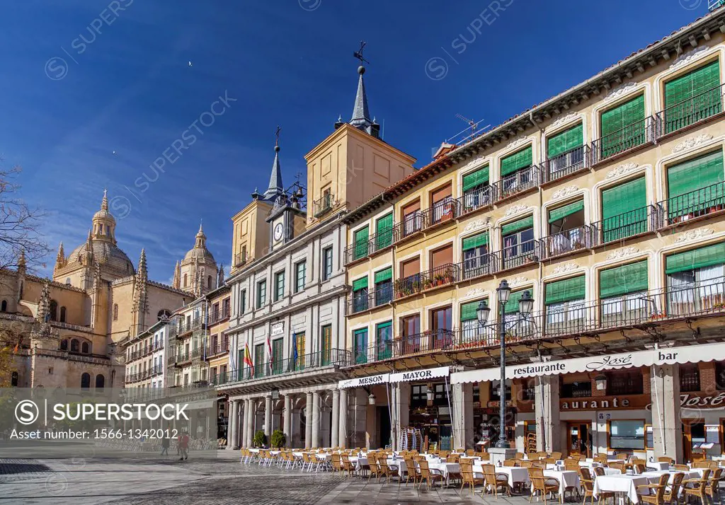 Plaza mayor of Segovia.