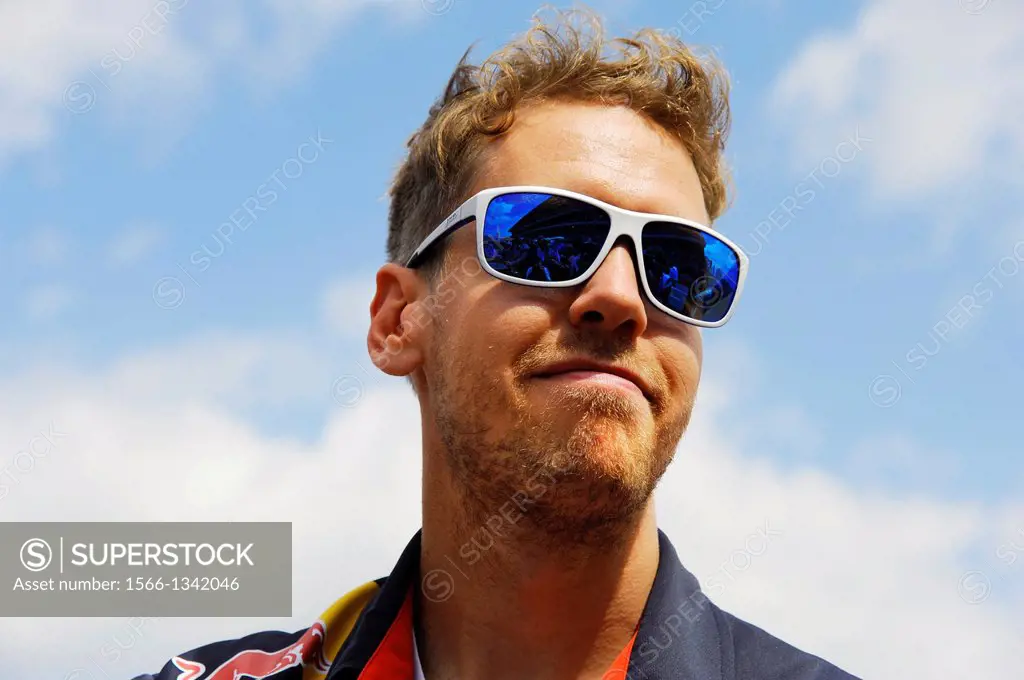 Sebastian Vettel (GER),Red Bull Racing during the Formula One Grand Prix of Spain on Circuit de Catalunya race track in Montmelo near Barcelona, Spain...
