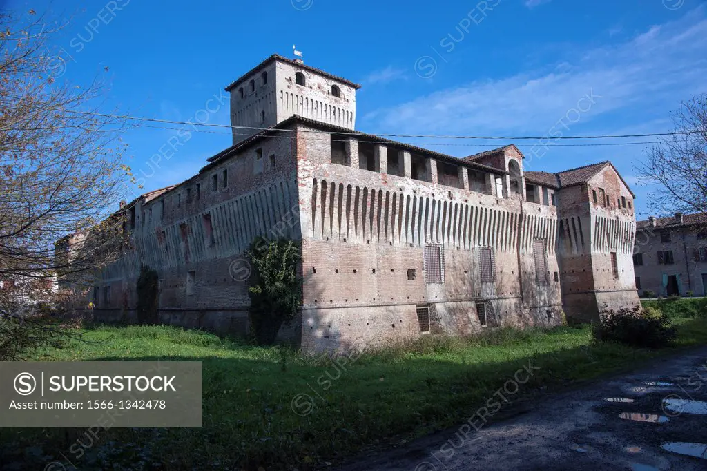 Castle, Roccabianca, Italy