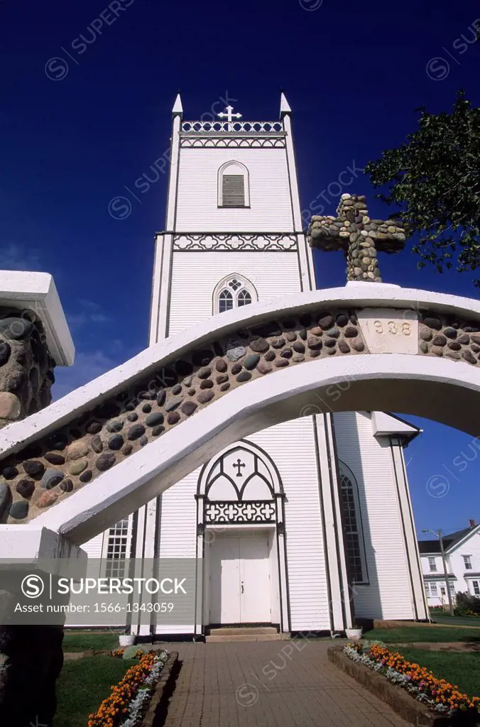 CANADA, PRINCE EDWARD ISLAND, NEAR RUSTICO, ST. AUGUSTINE CATHOLIC CHURCH, 1838.