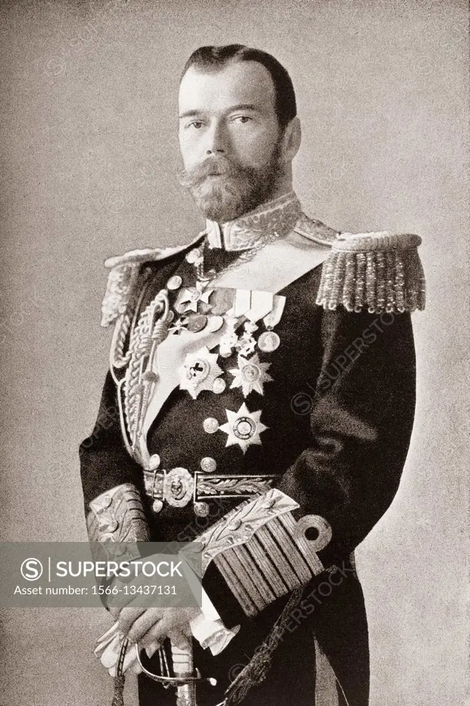 The Tsar Nicholas II of Russia, 1868-1918.